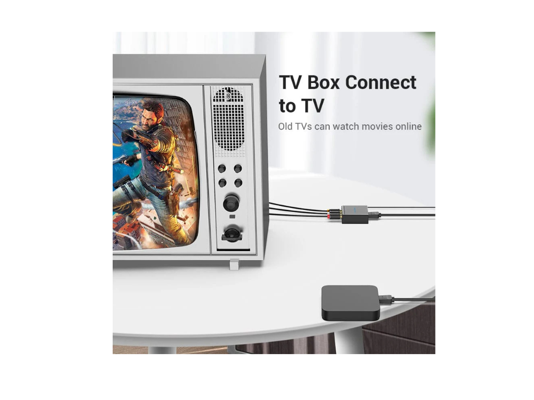 Buy Vention HDMI to RCA Converter - Black Metal in Qatar Buy Vention HDMI to RCA Converter - Black Metal in Qatar